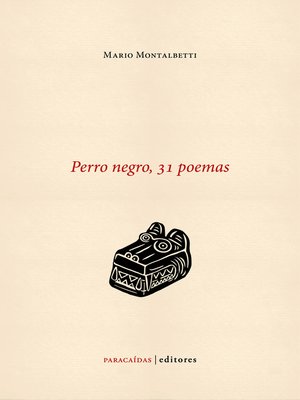cover image of Perro negro, 31 poemas